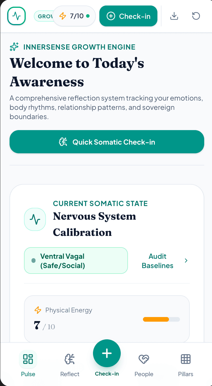 InnerSense (mobile view)