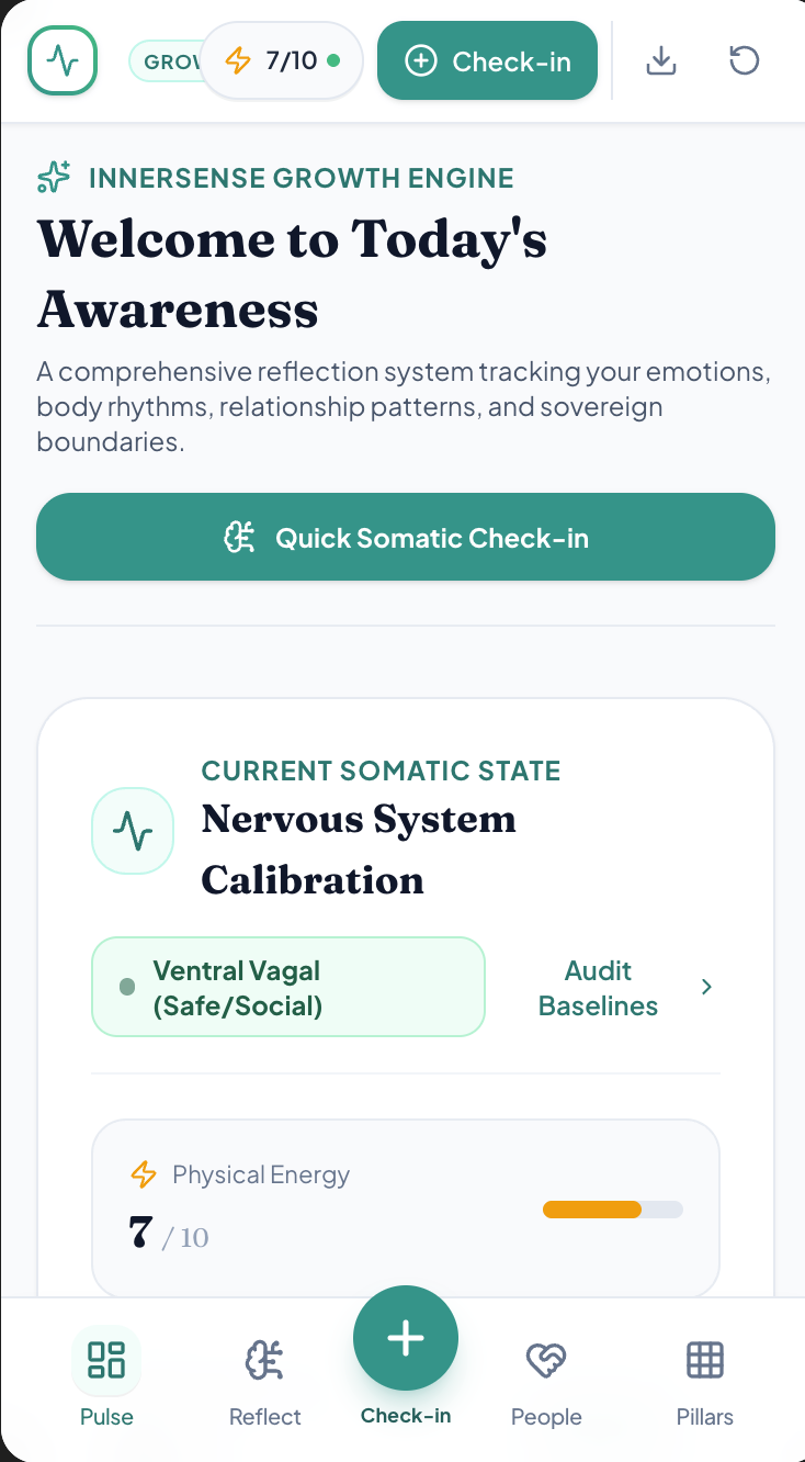 InnerSense: AI-guided emotional growth app
